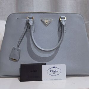Prada Promenade Large Saffiano Leather Bag